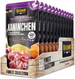 Belcando Hund Nassfutter Kaninchen mit Hirse und Süßkartoffel Stückchen in Sauce 12x125g – Bild 1 von 10