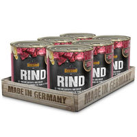 Produktbild von Belcando Hundefutter Nassfutter Rind mit Kartoffel und Erbsen 6 x 800 g