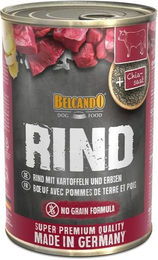 Belcando Hundefutter Rind mit Stückchen in Sauce 6x400g ohne Farb- und Aromastoffe – Bild 1 von 2