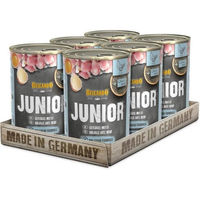 Produktbild von Belcando Junior Hund Nassfutter Geflügel mit Ei 6x400g ohne Farb- und Aromastoffe