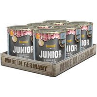 Produktbild von Belcando Junior Hund Nassfutter Geflügel mit Ei 6x800g Dose ohne Farb- und Aromastoffe
