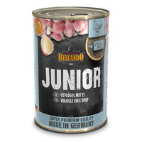 Produktbild von Belcando Junior Hundefutter Geflügel mit Ei Nassfutter mit hohem Fleischanteil 6 x 800 g - 6 x 800 g