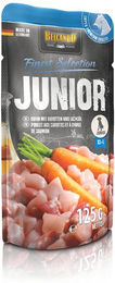 Produktbild von Belcando Junior Hundefutter Huhn mit Karotten Stückchen in Sauce getreidefrei 12x125g