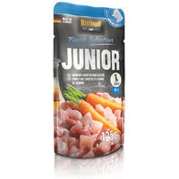 Produktbild von Belcando Junior Hundefutter Huhn mit Karotten Stückchen in Sauce getreidefrei 12x125g