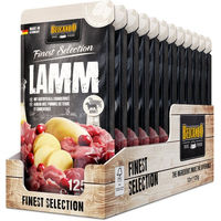 Produktbild von Belcando Nassfutter für Hunde Lamm Sensitive Stückchen in Sauce 12x125g