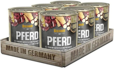Belcando Pferd Nassfutter für sensible Hunde Adult Getreidefrei 6x800g – Bild 1 von 3