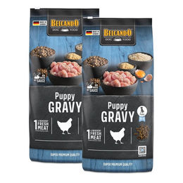 Produktbild von Belcando Puppy Stückchen in Sauce für Welpe kleiner Rassen 2 x 12,5 kg