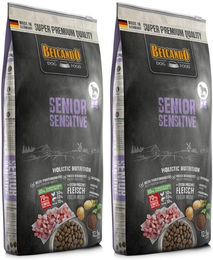 Produktbild von Belcando Senior Sensitive Hundefutter mit Geflügel und Fisch mit niedrigem Phosphorgehalt 25 kg