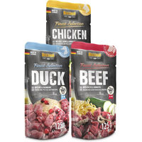 Produktbild von Belcando Sensitive Hundefutter Rind Stückchen in Sauce Adult 12 x 125 g
