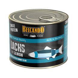 Belcando Single Protein Lachs Hundefutter Nassfutter Monoprotein Hypoallergen Adult 200 g - 200 g – Bild 1 von 6