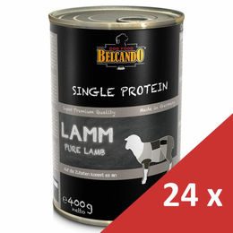 Produktbild von Belcando Single Protein Lamm Nassfutter Monoprotein Hypoallergen 24 x 400 g