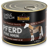 Produktbild von Belcando Single Protein Pferd Hundefutter Nassfutter Monoprotein Hypoallergen Adult 200 g - 6 x 200 g