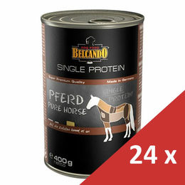 Produktbild von Belcando Single Protein Pferd Monoprotein Sensitive 24 x 400 g Dose