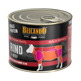 Belcando Single Protein Rind Hundefutter Nassfutter Monoprotein Adult 6 x 200 g - 200 g – Bild 1 von 8