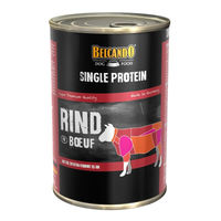Produktbild von Belcando Single Protein Rind Hundefutter Nassfutter Monoprotein Stückchen in Sauce 6 x 400 g - 12 x 400 g