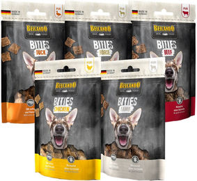 Belcando Stripes Beef Monoprotein Trockenfleisch Hundesnack 70 g – Bild 1 von 6