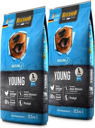 Belcando Young Junior Hundefutter Geflügel weizenfrei für mittelgroße bis große Hunde 1 kg – Bild 1 von 1