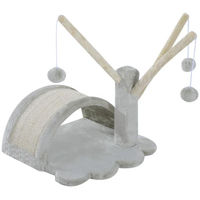 Produktbild von BellaFurn Katzenkratzbaum aus Plüsch und Sisal in Grau 38x38x40 cm