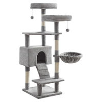 Produktbild von BellaFurn Katzenkratzbaum Hellgrau 142 cm