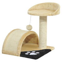 Produktbild von BellaFurn Katzenkratzbaum mit Sisalstämmen und Plüsch in Beige, 36 x 36 x 44 cm