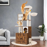 Produktbild von BellaFurn Kratzbaum 2-in-1 Kletterturm für Katzen aus Sisal 60 x 52 x 185 cm