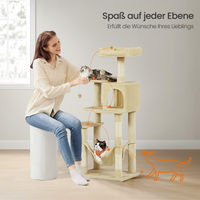 Produktbild von BellaFurn Kratzbaum aus Sisal und Plüsch 143 cm