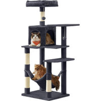 Produktbild von BellaFurn Kratzbaum für Katzen aus Plüsch 143 cm 55 x 45 x 143 cm
