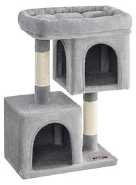 BellaFurn Kratzbaum für Katzen aus Sisal und Plüsch mit Kippschutz 49 x 32 x 74 cm – Bild 1 von 1