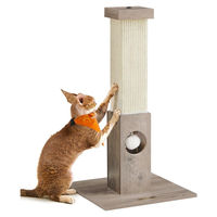 Produktbild von BellaFurn Kratzbaum für Katzen aus Spanplatte und Sisal in Beige 38 x 38 x 73 cm