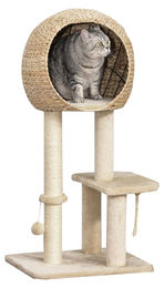 BellaFurn Kratzbaum für Katzen in Beige 18,89 x 15,74 x 39,37 cm – Bild 1 von 1