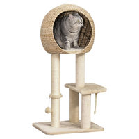 Produktbild von BellaFurn Kratzbaum für Katzen in Beige 18,89 x 15,74 x 39,37 cm