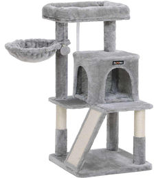 BellaFurn Kratzbaum mit Katzenhaus 48 x 48 x 96 cm – Bild 1 von 1
