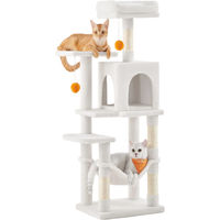 Produktbild von BellaFurn Mehrstöckiger Kratzbaum für Katzen aus Sisal 45 x 35 x 112 cm