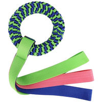 Produktbild von BELLE VOUS Hundezerrspielzeug aus Nylon für alle Größen bunt mit Zahnpflegefunktion