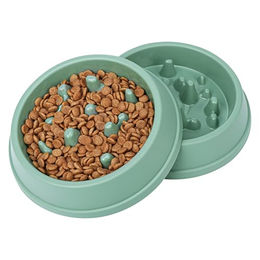 Belle Vous Slow Feeder Hundenäpfe 2er Pack aus Kunststoff in Grün für alle Hunde und Altersstufen - 2 x 350 ml – Bild 1 von 7