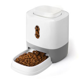 Belle Vous Slow Feeder Hundeschüssel aus Kunststoff für Trockenfutter Grau und Weiß - 0,5 l – Bild 1 von 7