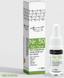 bellerei Bio CBD Öl für Hunde zur Beruhigung und Unterstützung der Gelenke 50% 10ml – Bild 1 von 2