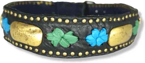 Bellerei Hundehalsband aus Leder Größe 38 – Bild 1 von 2