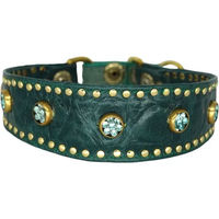 Produktbild von Bellerei Hundehalsband aus Leder in Grün