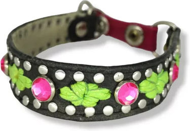 Bellerei Hundehalsband aus Leder in verschiedenen Farben – Bild 1 von 2