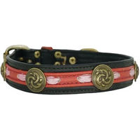 Produktbild von Bellerei Hundehalsband Ida #7 aus Leder in Rot für kleine Hunde