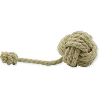 Produktbild von Bellerei Hundespielzeug Ball aus Bio-Hanffasern in Beige