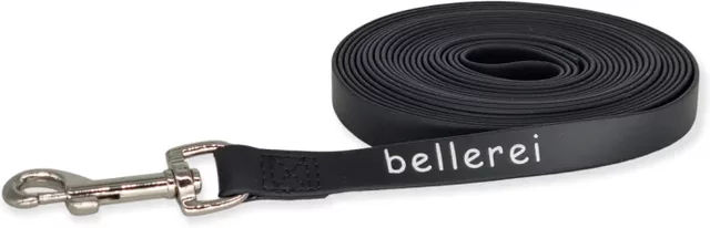 Bellerei Schleppleine aus Biothane Schwarz 5 Meter waterproof – Bild 1 von 2