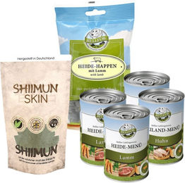 Bellfor Chihuahua Futter Set für kleine Hunde mit Huhn und Lamm, getreidefrei und glutenfrei, inklusive Haut & Fell Pulver und Gewichtskontrolle - 6 x 308,33 g – Bild 1 von 7