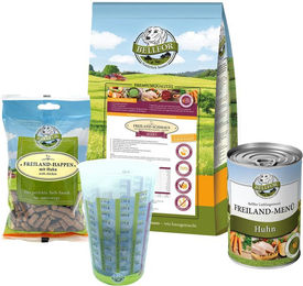 Bellfor Dackel Futter Set für kleine Hunde Adult Huhn getreidefrei 3,11 kg - 4 x 3,11 kg – Bild 1 von 11