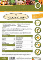 Bellfor Freiland-Schmaus Trockenfutter für Junior Hunde mit Huhn Getreidefrei 6 kg - 6 kg – Bild 1 von 6