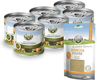 Bellfor Futterset für kleine Hunde mit Insekten zur Stärkung des Immunsystems getreidefrei und hypoallergen 1280 g - 6 x 200 g – Bild 1 von 6