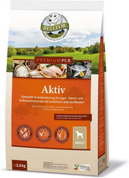 Bellfor Futterset für körperlich aktive Hunde mit Premium PUR Aktiv 2,5 kg, Fitness Pulver 80g und Soft-Snacks 2 x 200g - 2980 g – Bild 1 von 9