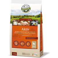 Produktbild von Bellfor Futterset für körperlich aktive Hunde mit Premium PUR Aktiv 2,5 kg, Fitness Pulver 80g und Soft-Snacks 2 x 200g - 2980 g