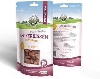 Bellfor Gefriergetrockneter Hundesnack Entenbrust Monoprotein ohne Farb- und Aromastoffe 50g - 50 g – Bild 1 von 11